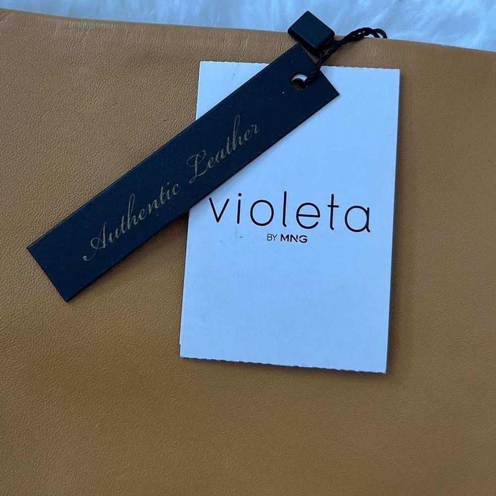 Mango tan and brown tall boots - Picture 7 of 8